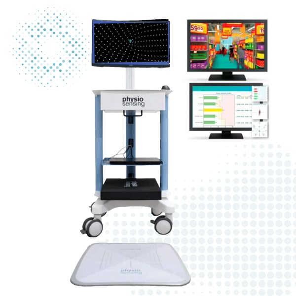 Physiosensing Complete Posturography Station: Advanced force platform for balance and vestibular rehabilitation